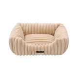 Walled Ribbed Pet Bed 60x50x18cm