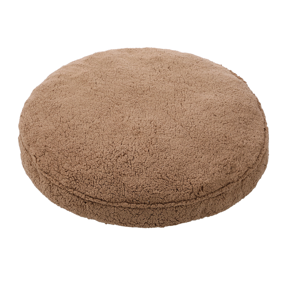 Sherpa Pet Bed Round Flat - 3 Colours
