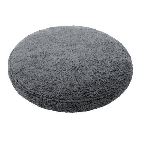 Sherpa Pet Bed Round Flat - 3 Colours