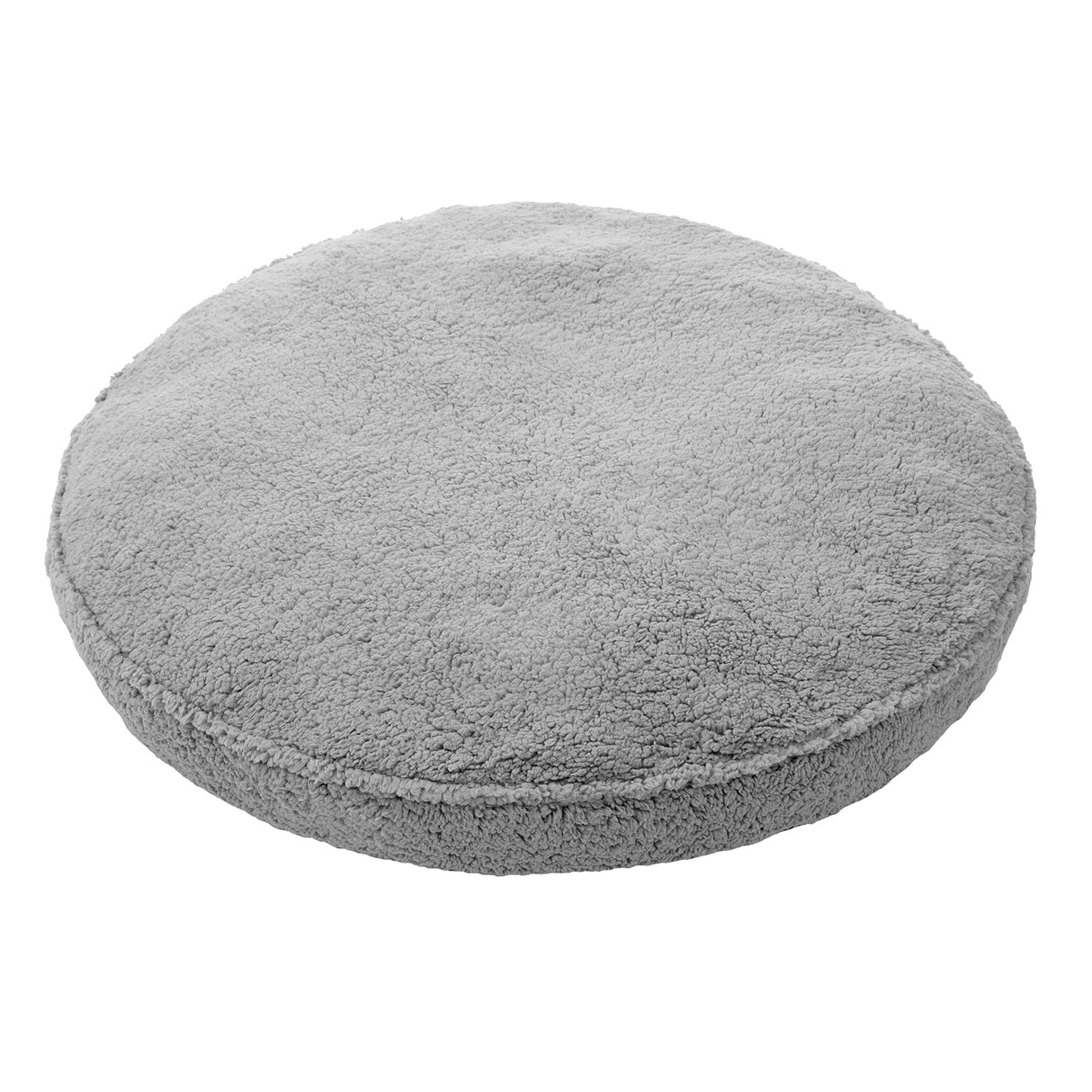 Sherpa Pet Bed Round Flat - 3 Colours