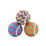 3 Pack Printed Tennis Ball Dog Toy 6cm