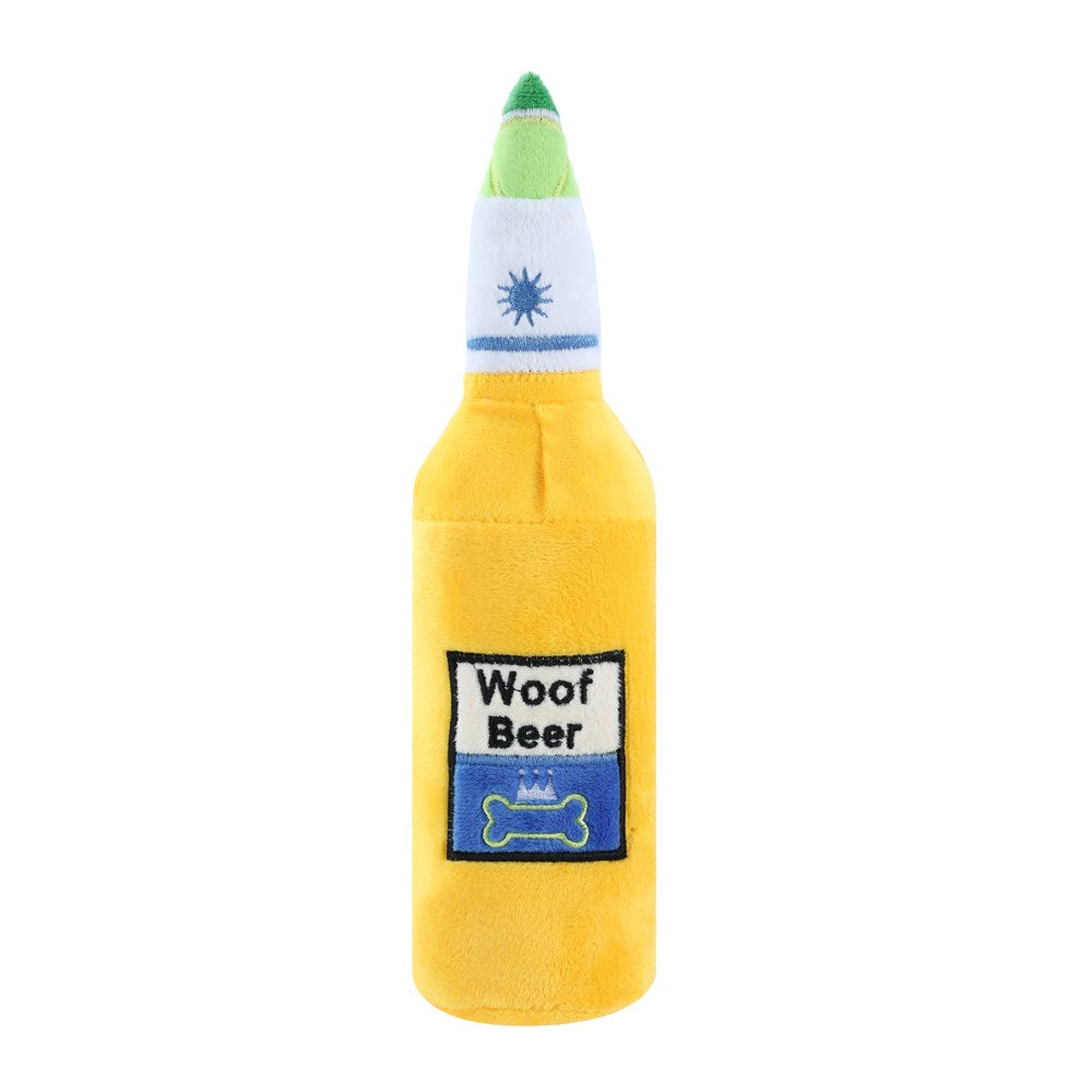 Beer Can Plush Pet Toy - Assorted