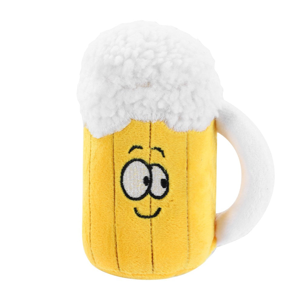 Beer Can Plush Pet Toy - Assorted