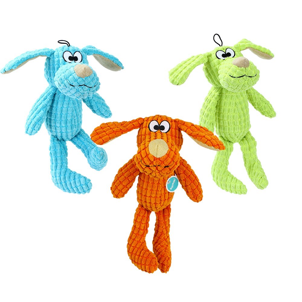 Neon Pup Plush Dog Toy 28cm x 20cm x 10cm