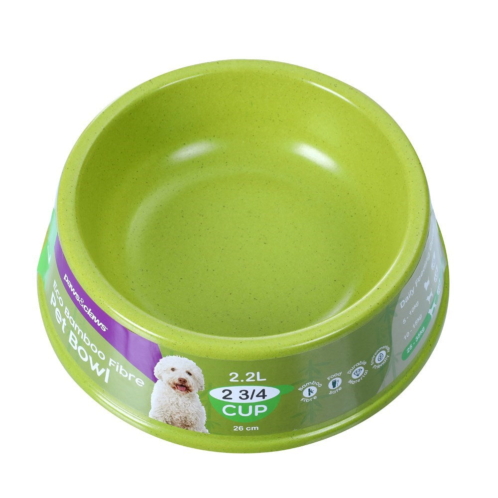 Bamboo Fibre Pet Bowl - Large