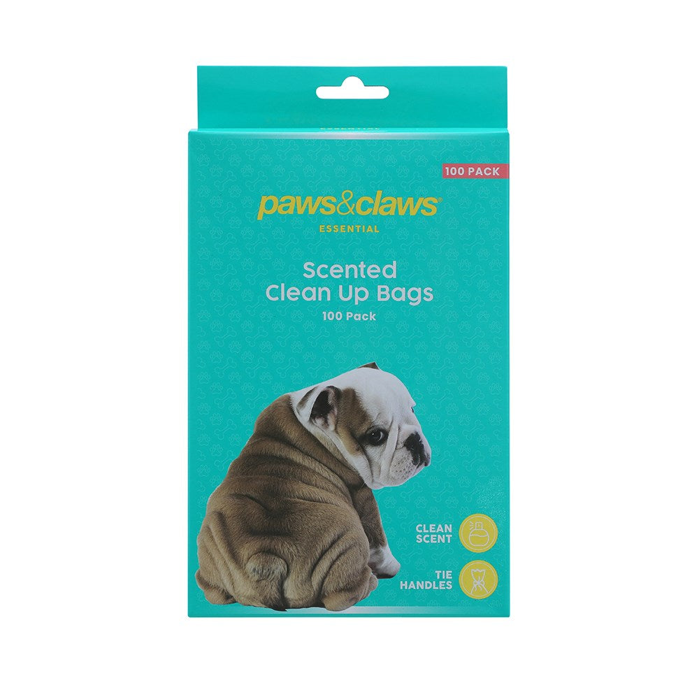 100 Pack Scented Puppy Clean Up Bags 17cm x 33cm