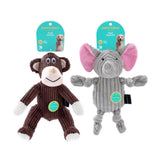 2 Assorted Puppy Plush Jungle Toy 22cm