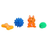 4 Pack Puppy Vinyl Play Set