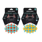 TPR Spikey Football Dog Toy 13cm