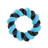 Twisty Chew Ring Dog Toy 18cm - Assorted