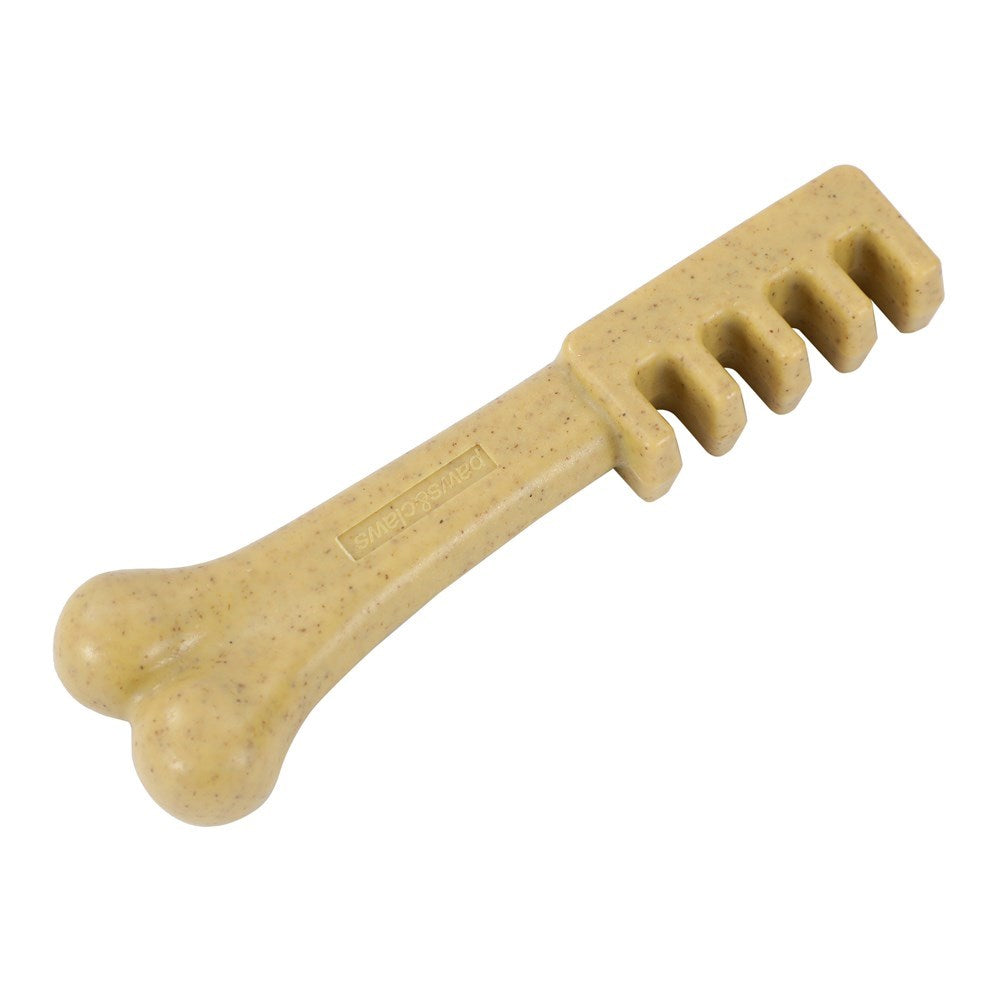 Boobone Toothbrush Dog Chew Toy Peanut Butter Flavour 18.5cm