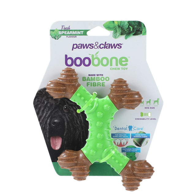Boobone TPR Dental 4-Way Bone Spearmint 16.5cm