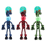 Rope Man Tug Toy 40cm Assorted