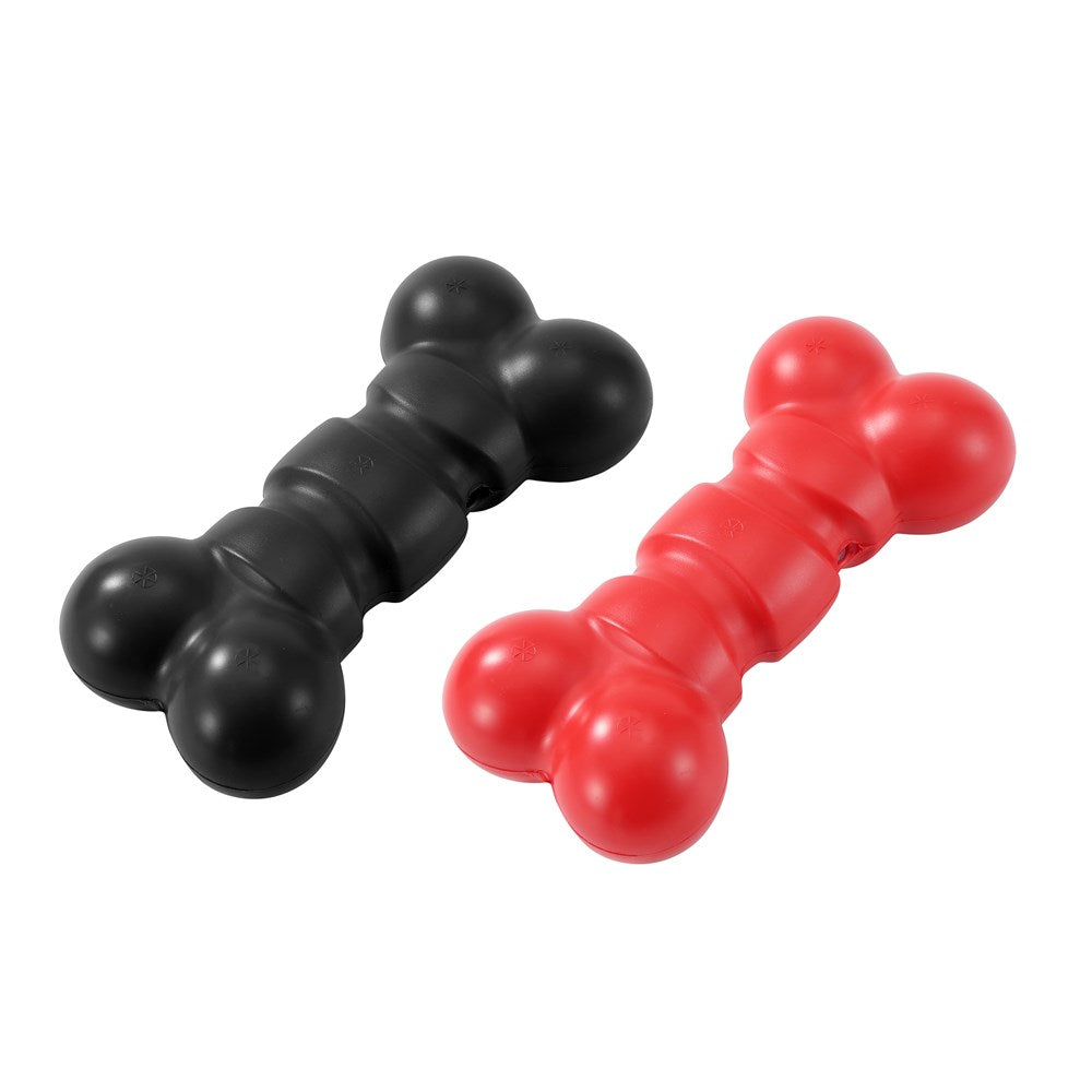 Jumbo Chew Bone TPR Dog Toy 2 Assorted 17cm x 8.2cm
