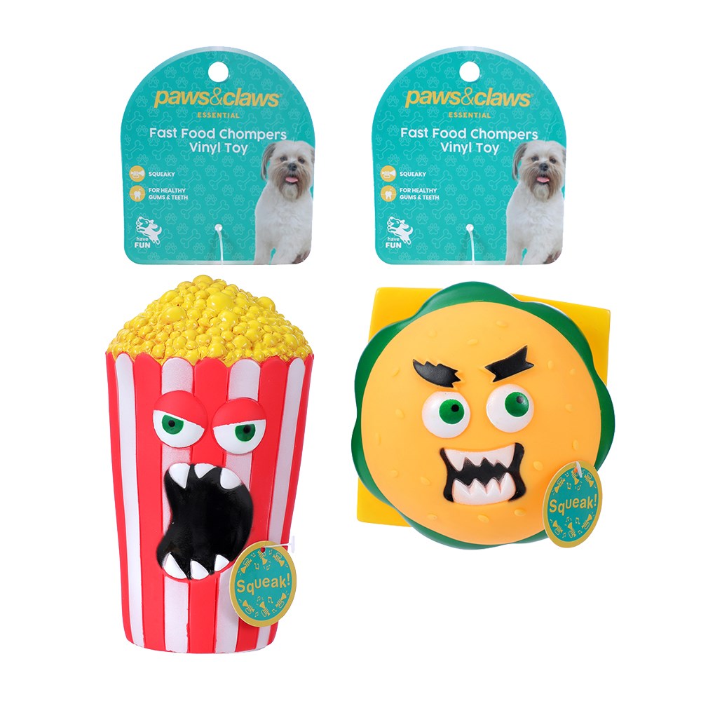 Fast Food Chompers Vinyl Chew Toy