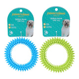 TPR Spikey Ring Dog Toy 11cm