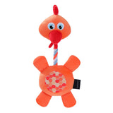 Plush Farm Animals With Squeaker Dog Toy