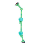Rubber Rope and Ball Dog Tugger Toy 39cm