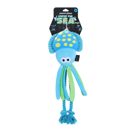 Under The Sea Plush Squeaker Dog Toy Jellyfish 45cm
