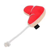 BBQ Steak Rope Tugger Dog Toy 33cm