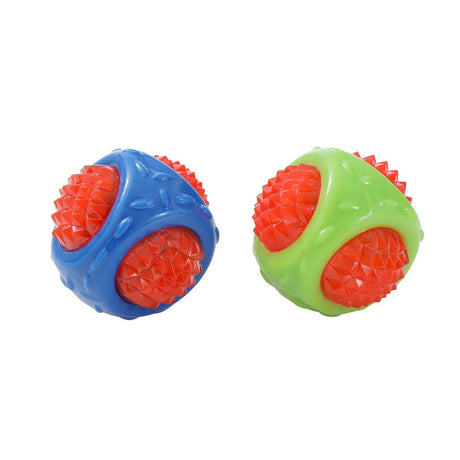 TPR Dental Squeaky Ball Dog Toy 8cm