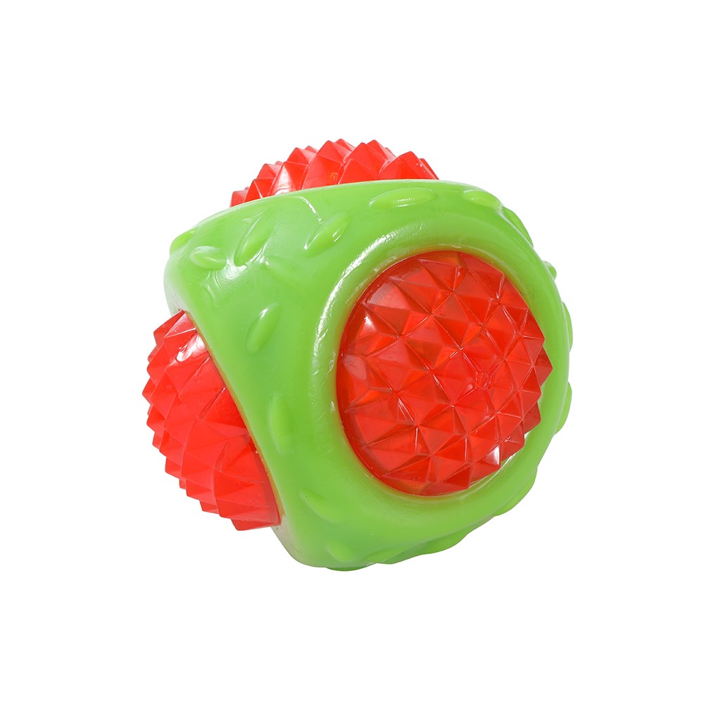 TPR Dental Squeaky Ball Dog Toy 8cm