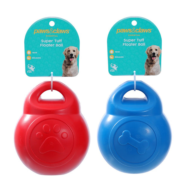 Super Tuff Ball TPR Dog Toy 15cm 2 Assorted