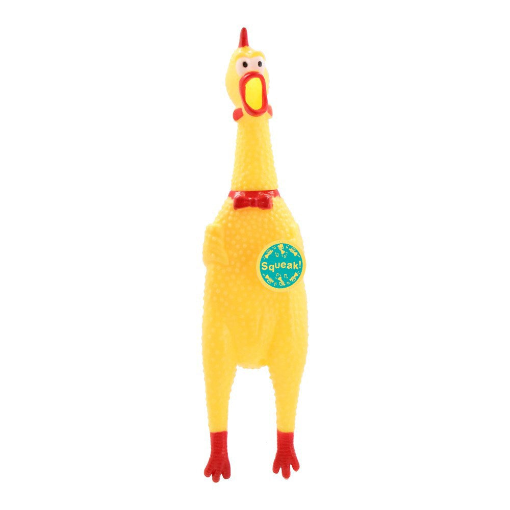 Squawking Chicken Pet Toy