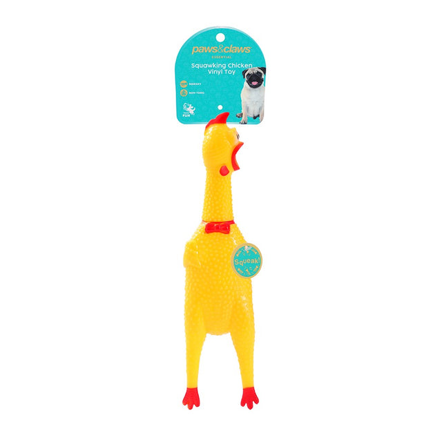 Squawking Chicken Pet Toy