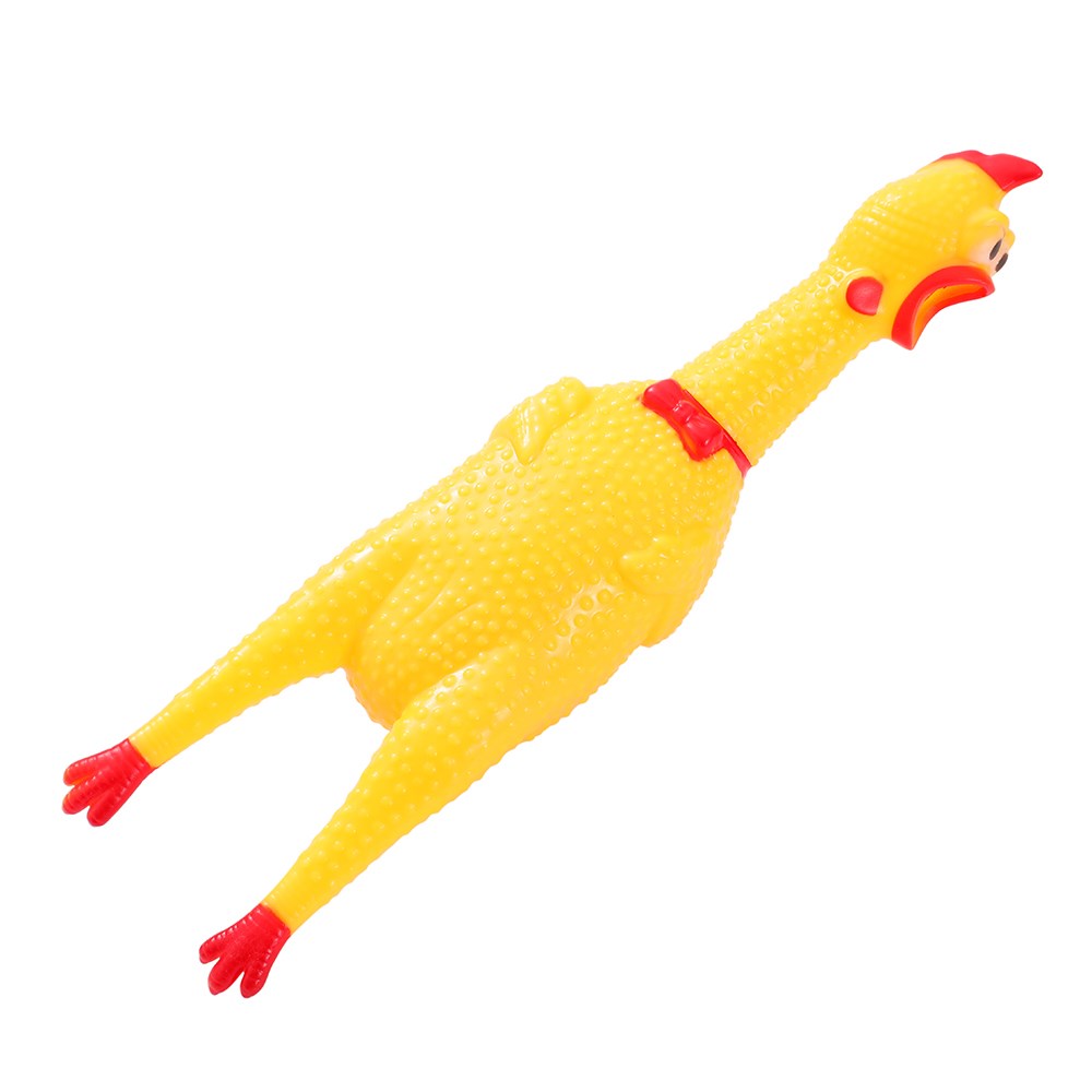 Squawking Chicken Pet Toy