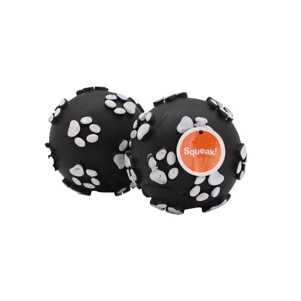 Paw Print Chew Ball - 2 Pack
