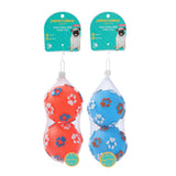 Paw Print Chew Ball - 2 Pack