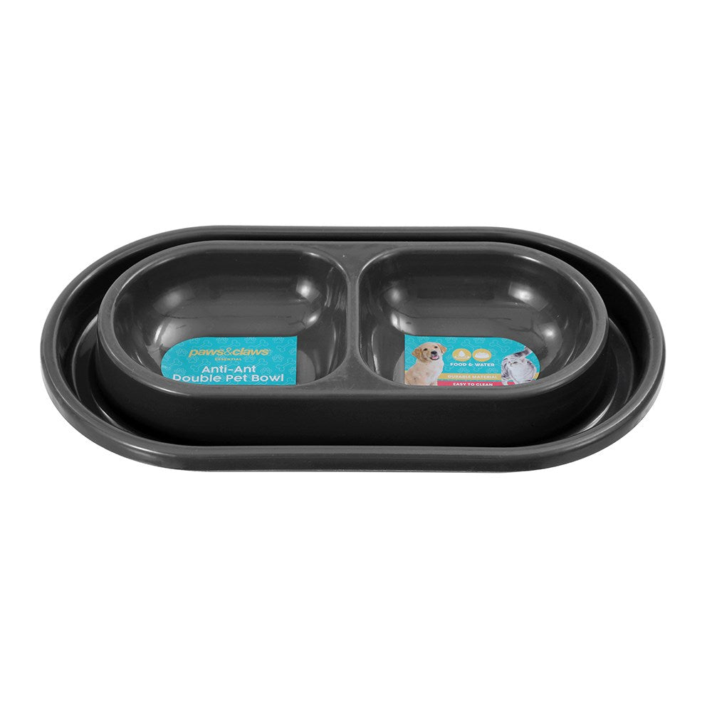 Anti-Ant Double Pet Bowl 27cm x 16cm x 4cm 2 x 300ml