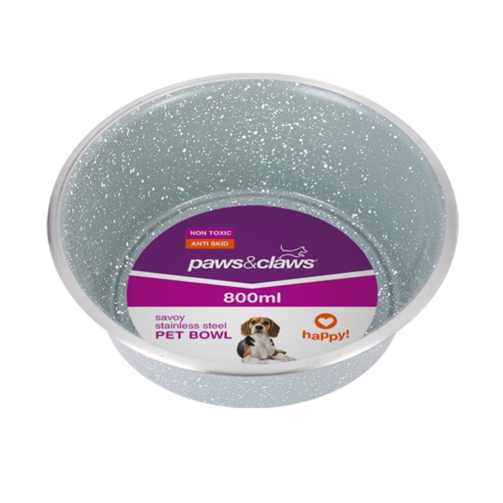 Savoy Stainless Steel Pet Bowl - Medium