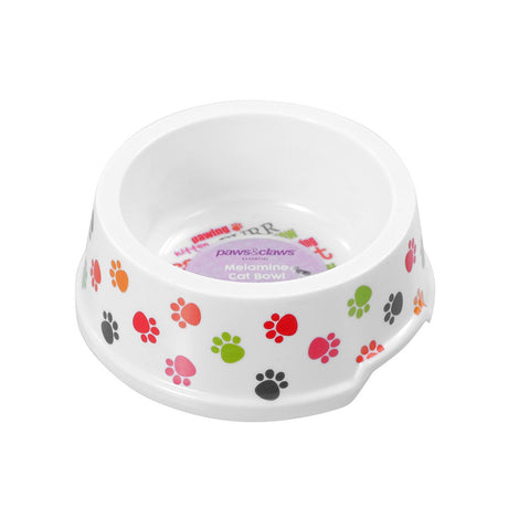 Printed Melamine Cat Bowl 200ml - Assorted