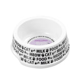Printed Melamine Cat Bowl 200ml - Assorted