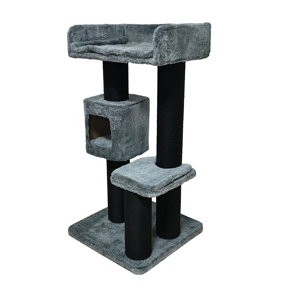 Catsby Mega Hideaway Cat Lounger with Platform 120 x 70 x 60cm