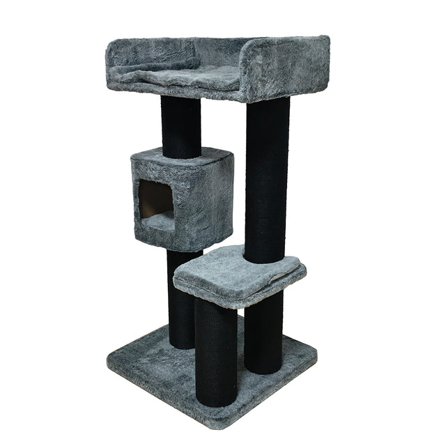 Catsby Mega Hideaway Cat Lounger with Platform 120 x 70 x 60cm