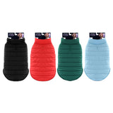 Plain Puffer Pet Jacket Assorted Colours