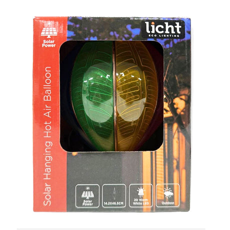 Solar Hot Air Balloon - 20 LED