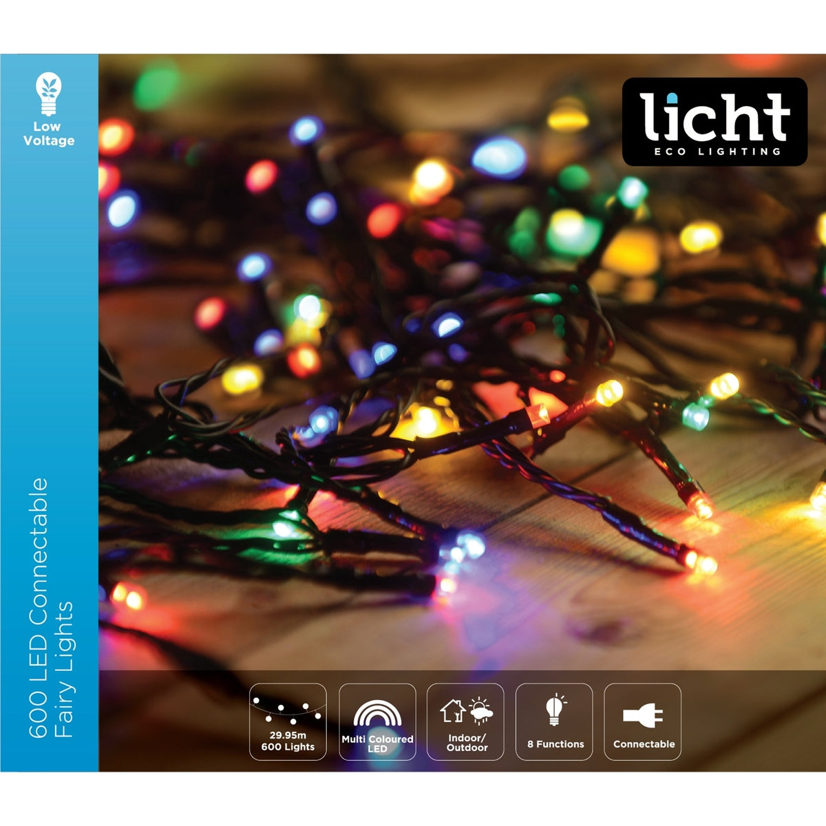Low Volt Connectable Lights 600L Multi Colour