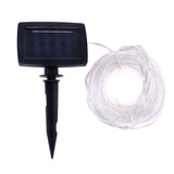 12m Solar LED Rope Lights - Scarlet Red