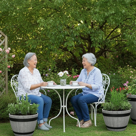 Wine Barrel Planter - Small