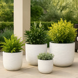 Textured Pot with Legs - Medium