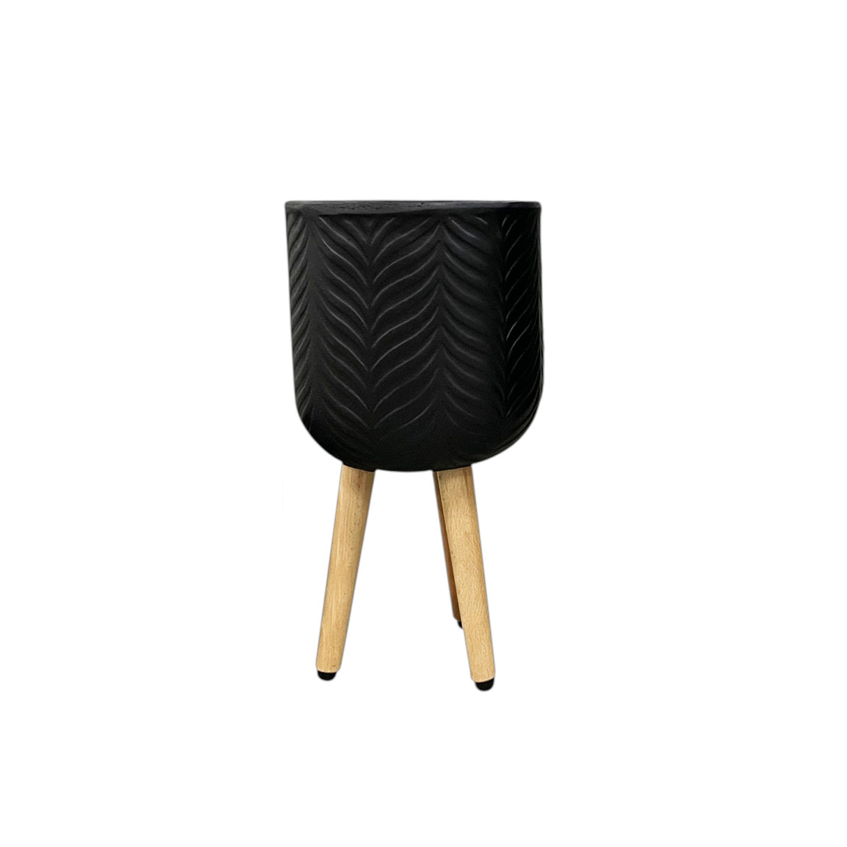 Textured Tripod Plant Pot - Medium