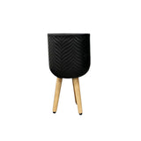 Textured Tripod Plant Pot - Medium