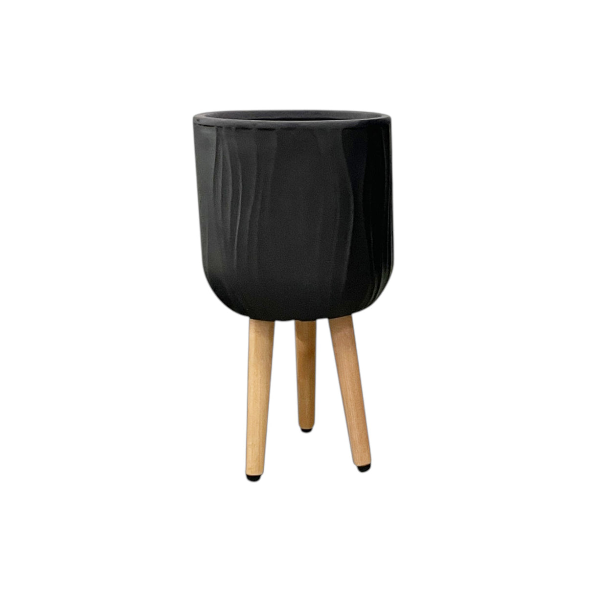 Textured Tripod Plant Pot - Medium
