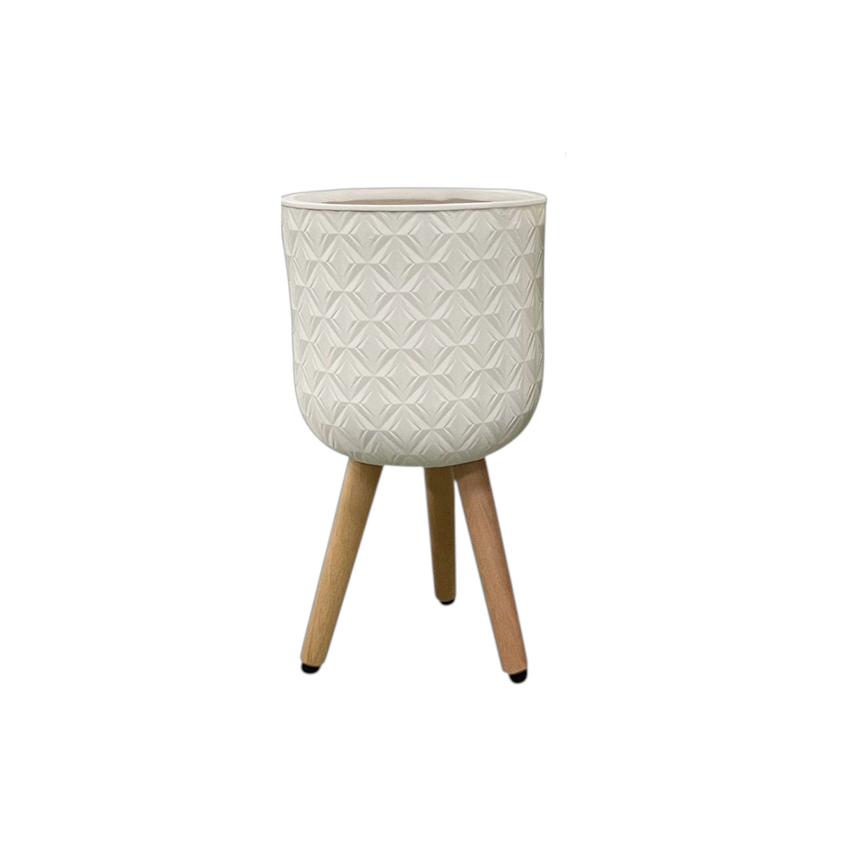 Textured Tripod Plant Pot - Medium