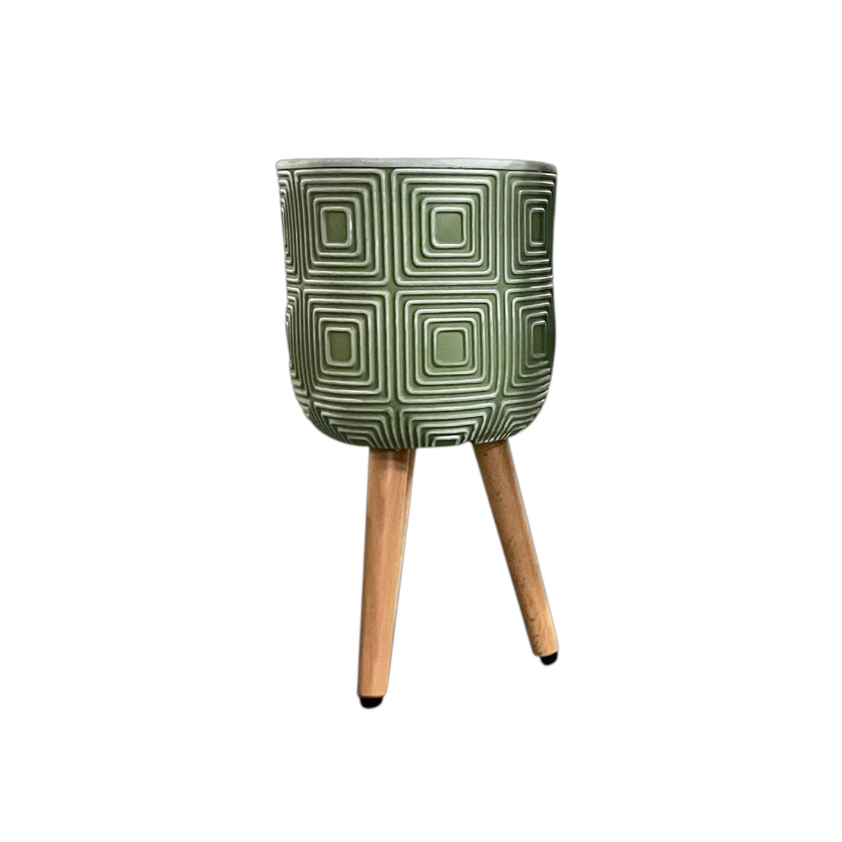 Textured Tripod Plant Pot - Medium