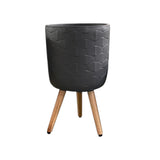 Textured Tripod Plant Pot - Large